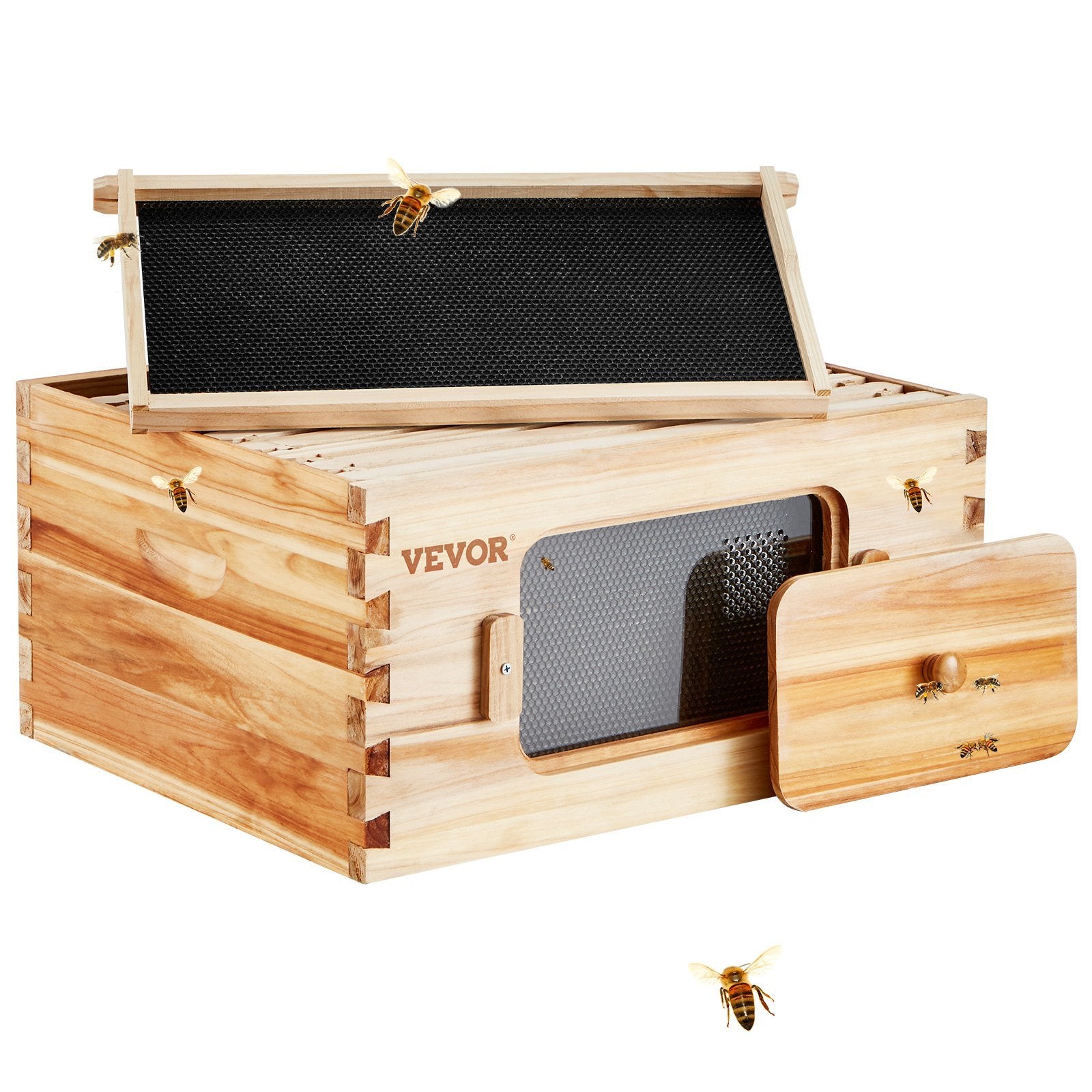 VEVOR Bee Hive Beekeeping Kit – Deep Box for Beekeeping