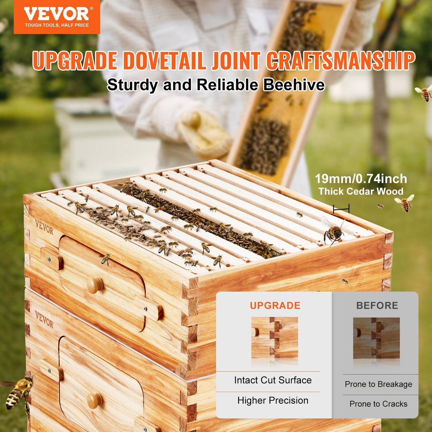 VEVOR Bee Hive Beekeeping Kit – Complete Beekeeping Starter Kit